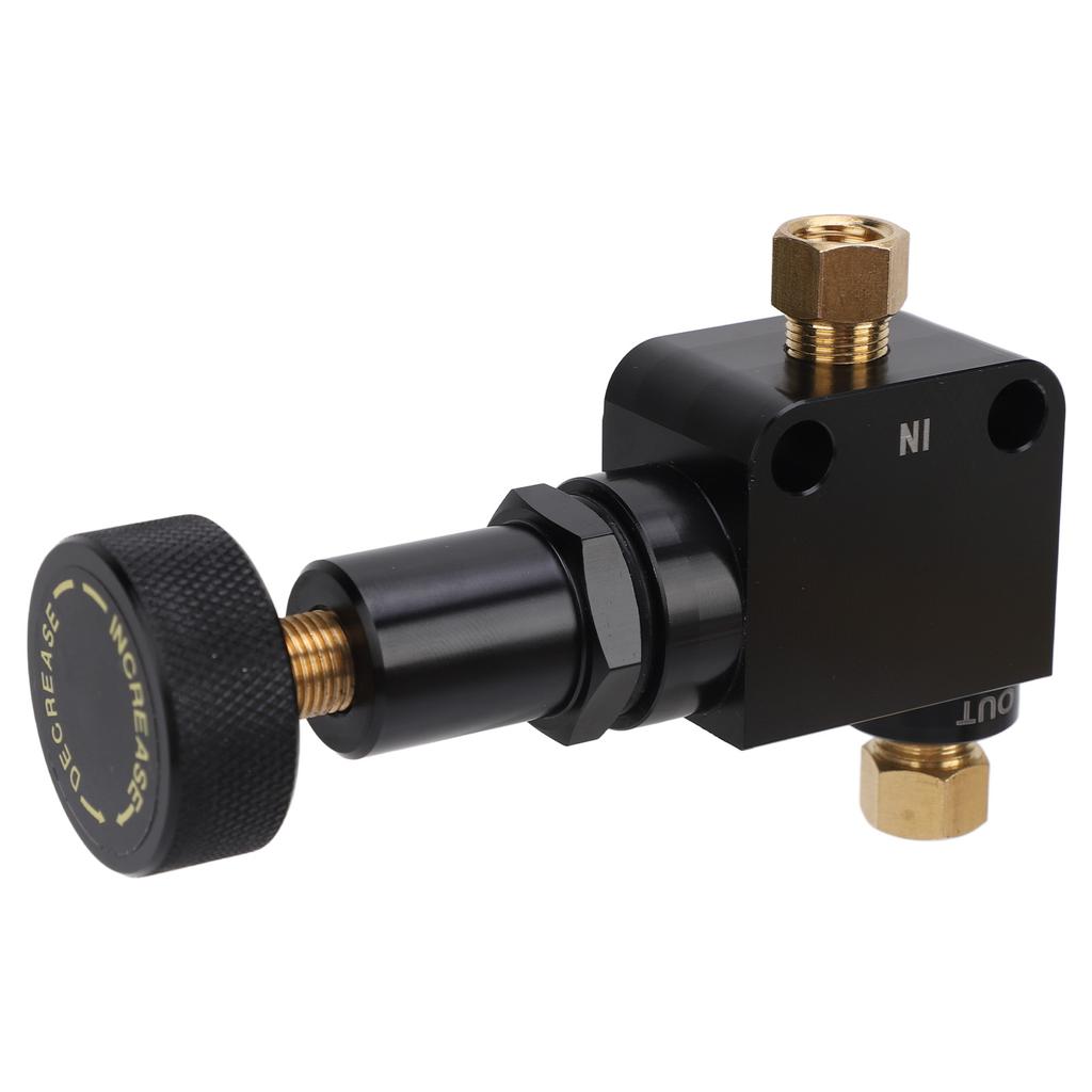 Brake Proportioning Valve Knob Aluminium Alloy Adjustable In Line Disc Drum Brakes 150PSI To 1200PSI Pressure Range