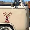 Car sticker Door Christmas Elk waterproof Santa Claus and reindeer window decorations car sticker computer decorative