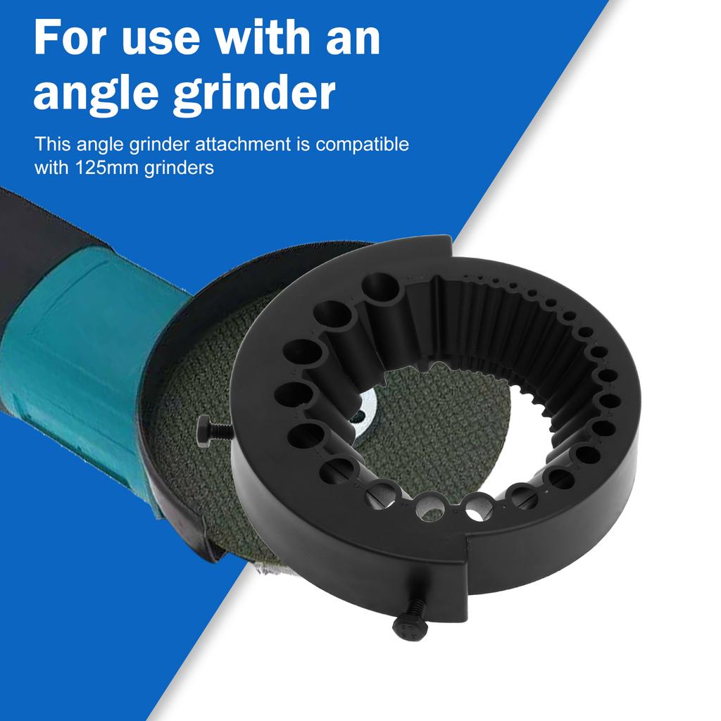 Efficient Drill Bit Sharpener Jig Multipurpose Grinding and Polishing Universal Angle Grinder Attachments with Gloves Screws