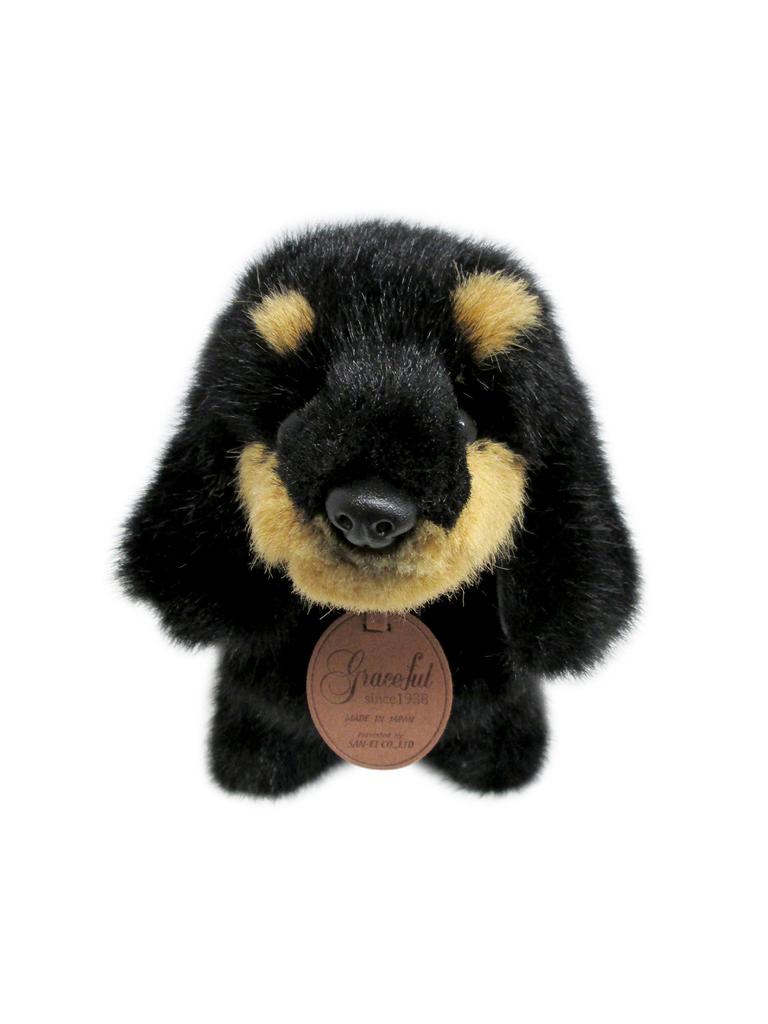 Sanei Boeki Graceful Dog in Dachshund Black Standing Plush 26cm (Made Japan) Small, & Tan, Toy, Long, I-6860
