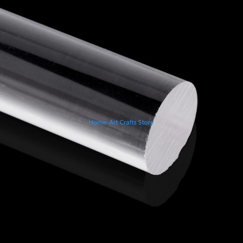 Y3NA Transparent Acrylic Roll Clay Rolling Pin Fondant Baking Pastry Roller