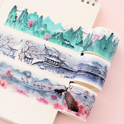 Tazeleyici El Hesabı Kağıt Etiket Antika Dekoratif Yapışkan Bant DIY Scrapbooking Etiket Etiket El Yapımı Dekoratif Bant