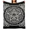Pentagram Symbol Throw Blanket Loose Summer Large Polar Blankets