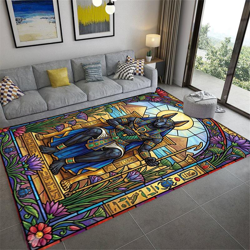 2025 New Anubis Carpet Rug for Living Room Bedroom Home Sofa Decoration,Kids play Non-slip Floor Mat87