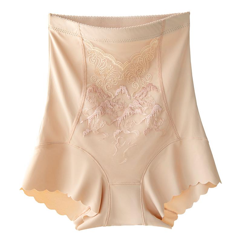 Big Size Female Spring and Autumn Abdominal Lift Hip Shaping Without Trace Antibacterial Briefs