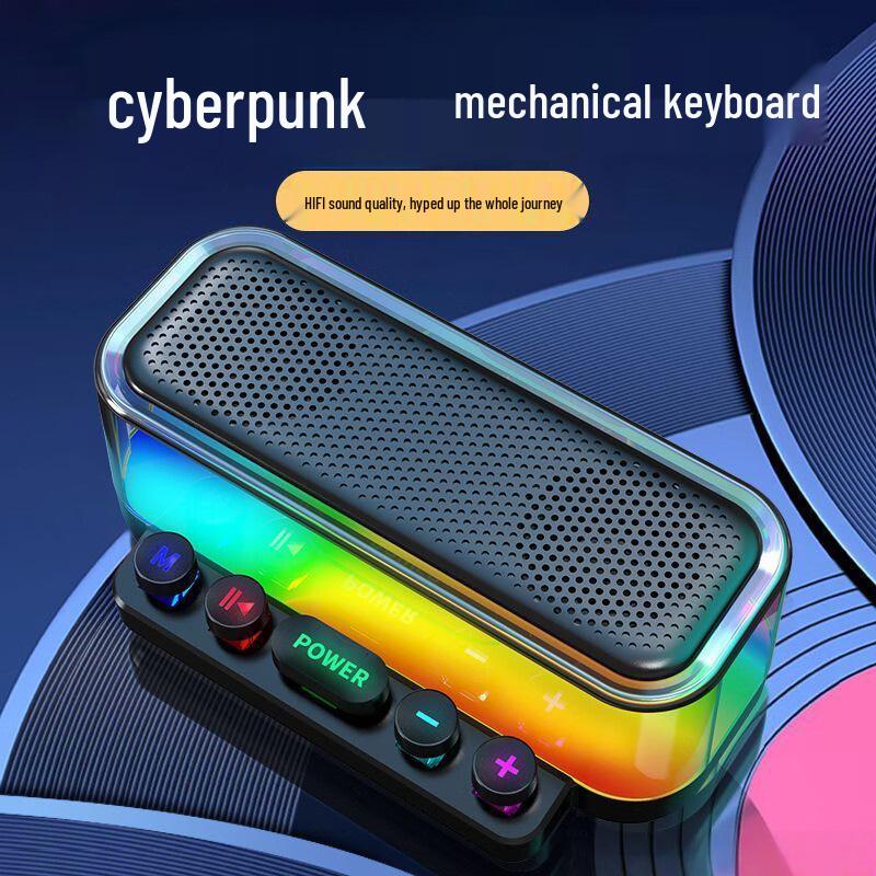 Z6 RGB Punk Bluetooth E-sports Speakers: High-Quality Sound with Subwoofer & Atmosphere Lights for Desktop