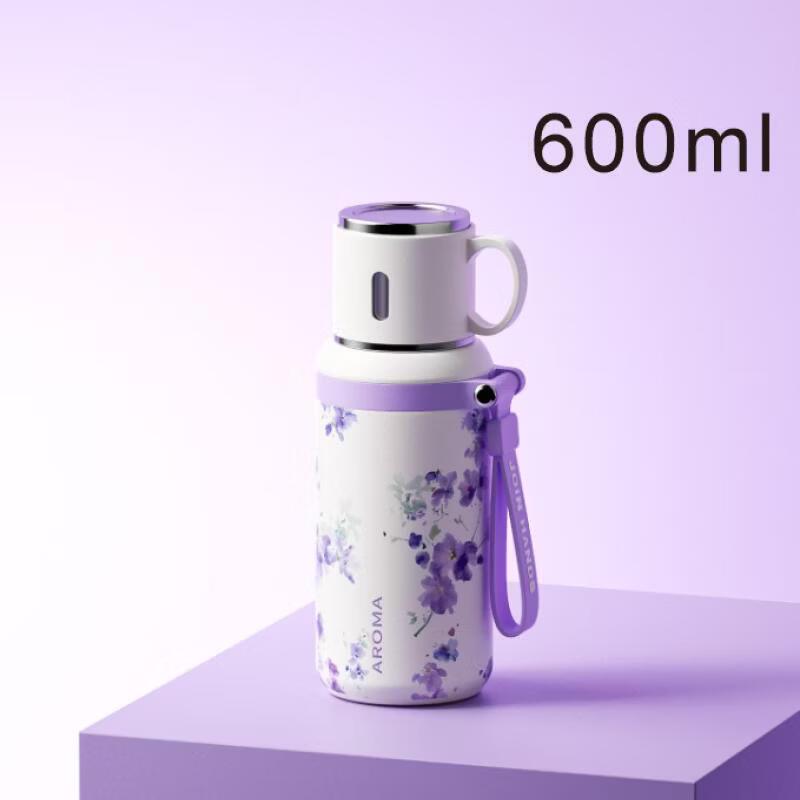OLOEY Retro Portable Insulated Travel Mug with Handle