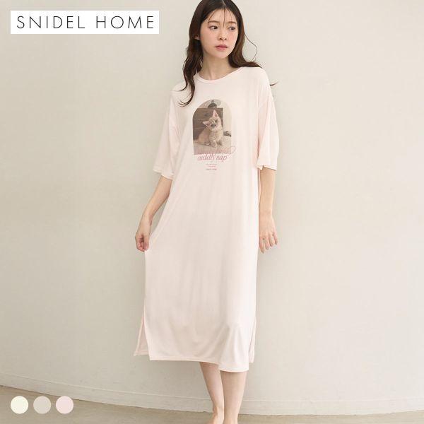 SNIDEL HOME KOROMO Cool Touch T-shirt Dress Pajamas Room Wear SNIDEL HOME Women s All 3 Colors