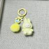 Flocking Mini Erchuang Keychain Storage Vinyl Cute Grain Jewelry Baby Bag Car Key Mobile Phone Bag Pendant Mengqu