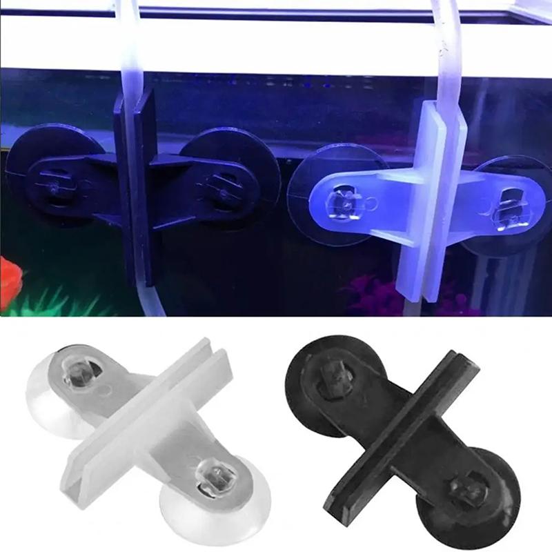 5Pcs Aquarium Fish Tank Partition Clip Glass Suction Cup Clip Separation Clip Plastic Clip Head