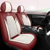 Universal Full Leather Car Seat Cover for Five Seats - All-Season, Full Coverage Cushion.