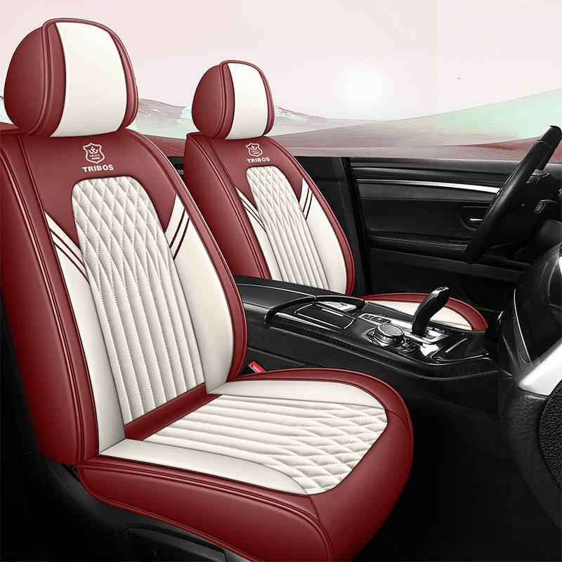 All-Season Full Leather Car Seat Cushion and Cover for Comfortable Fit