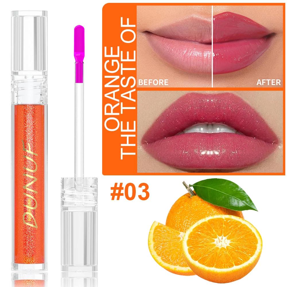 DUNUF Fruit Color-changing Long Lasting Nouritious Lipsticks Lip Gloss Make up Spring Moisturizing Lip Oil Makeup Free Shiping