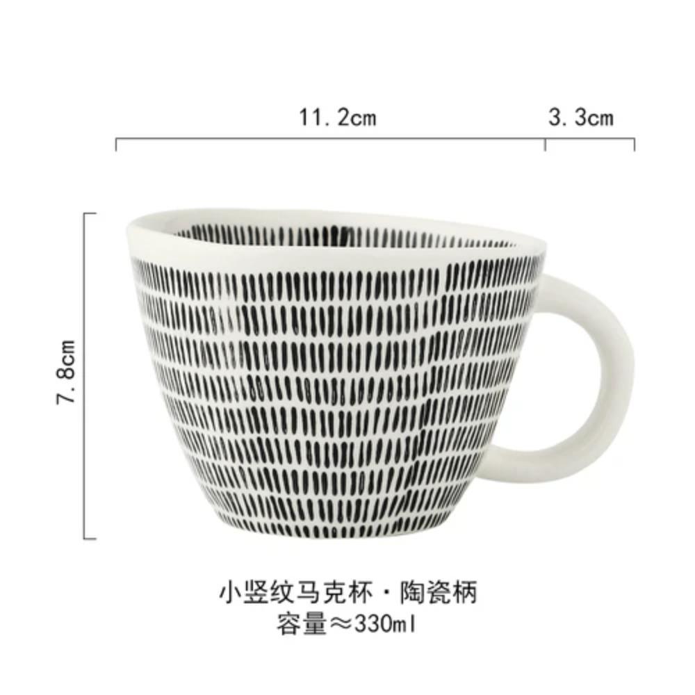 330ml Ceramic Mug with Handle Coffee Cup Afternoon Tea Cup Milk Tea Cups Milk Mug Coffee Mugs Drinkware Teacup Water Cups