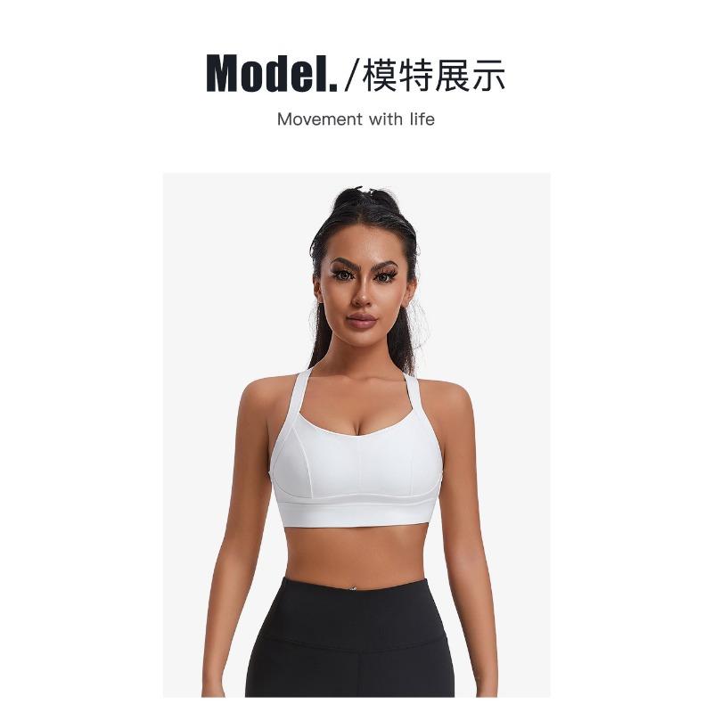 Damen S Sport-BH mit hohem Halt und Kreuzrücken für Fitness, Laufen, Yoga