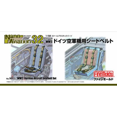 

Fine Molds 1/32 Nano Aviation Series WWII German Air Force Seatbelt Plastic Model Kit Parts NH1