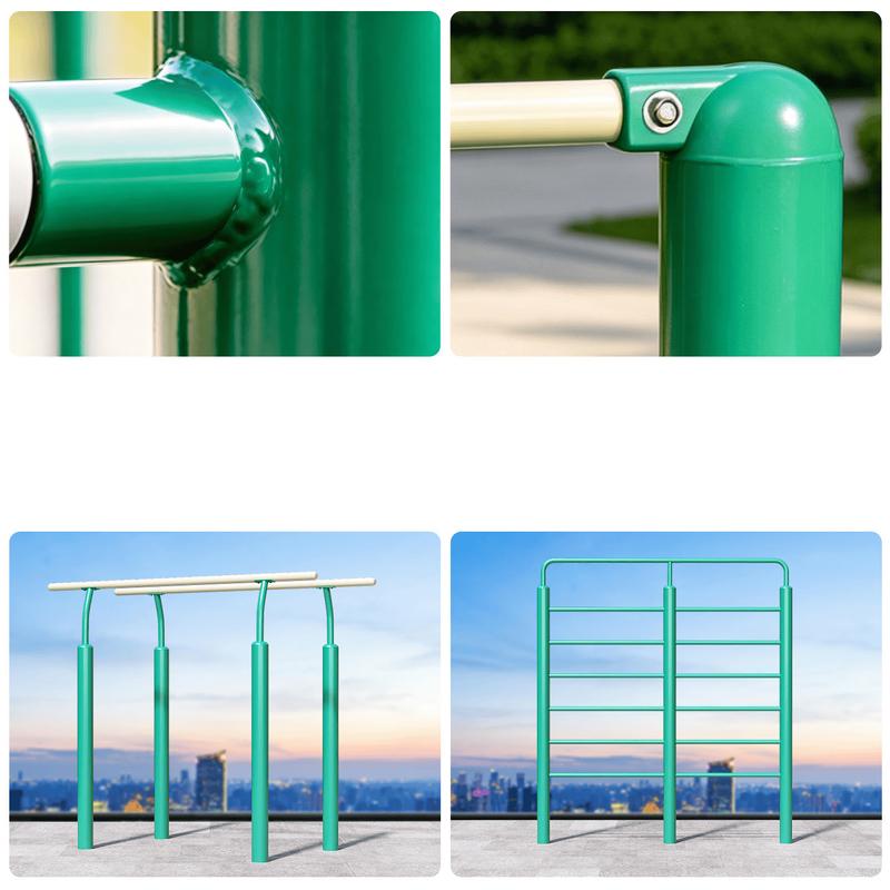 Jundingying Outdoor Multi-Station Pull-Up & Parallel Bar
