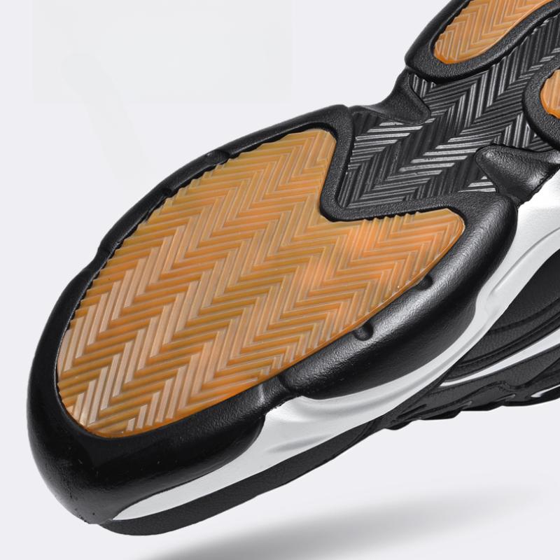 Men's Leather Sneakers Casual Shoes Sports Boys Pure Color Tennis Shoes