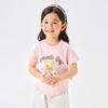 B. Duck Little Yellow Duck Summer Loose Summer New Printed Girls' Pure Cotton Short sleeved T-shirt