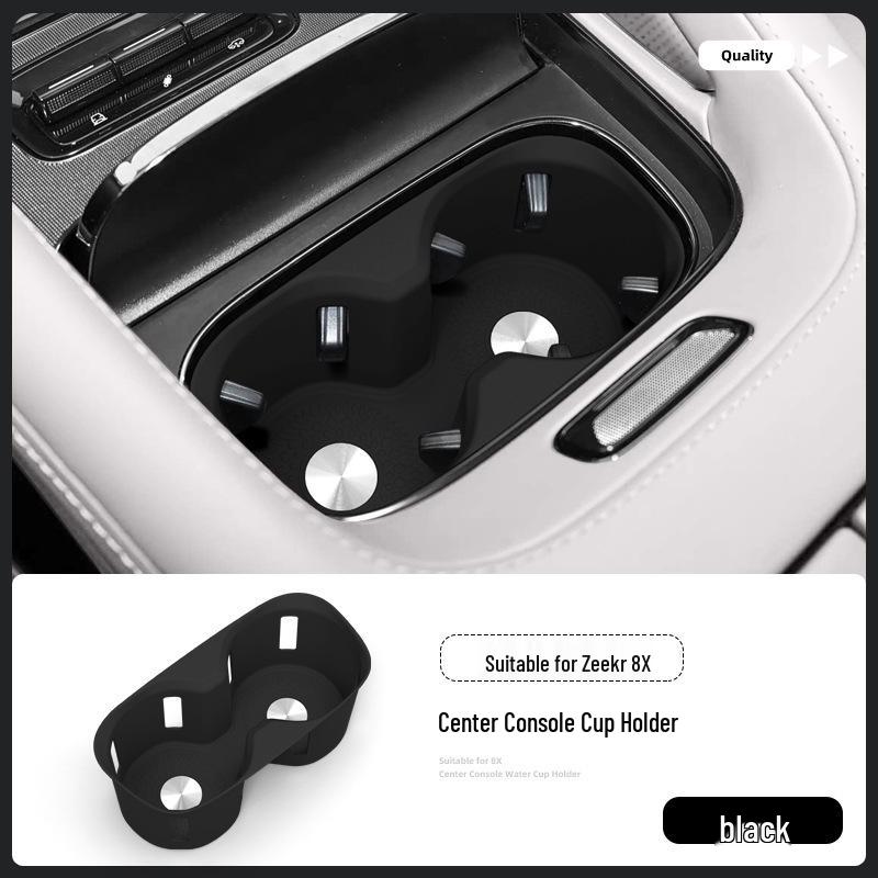 Zeekr 8X Center Console Silicone Anti-slip Cup Holder Mat for 26 Models - Car Accessory