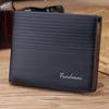 Fashion PU Leather Wallets Slim Business Male Pocket Credit Card Holder Purse Wallet