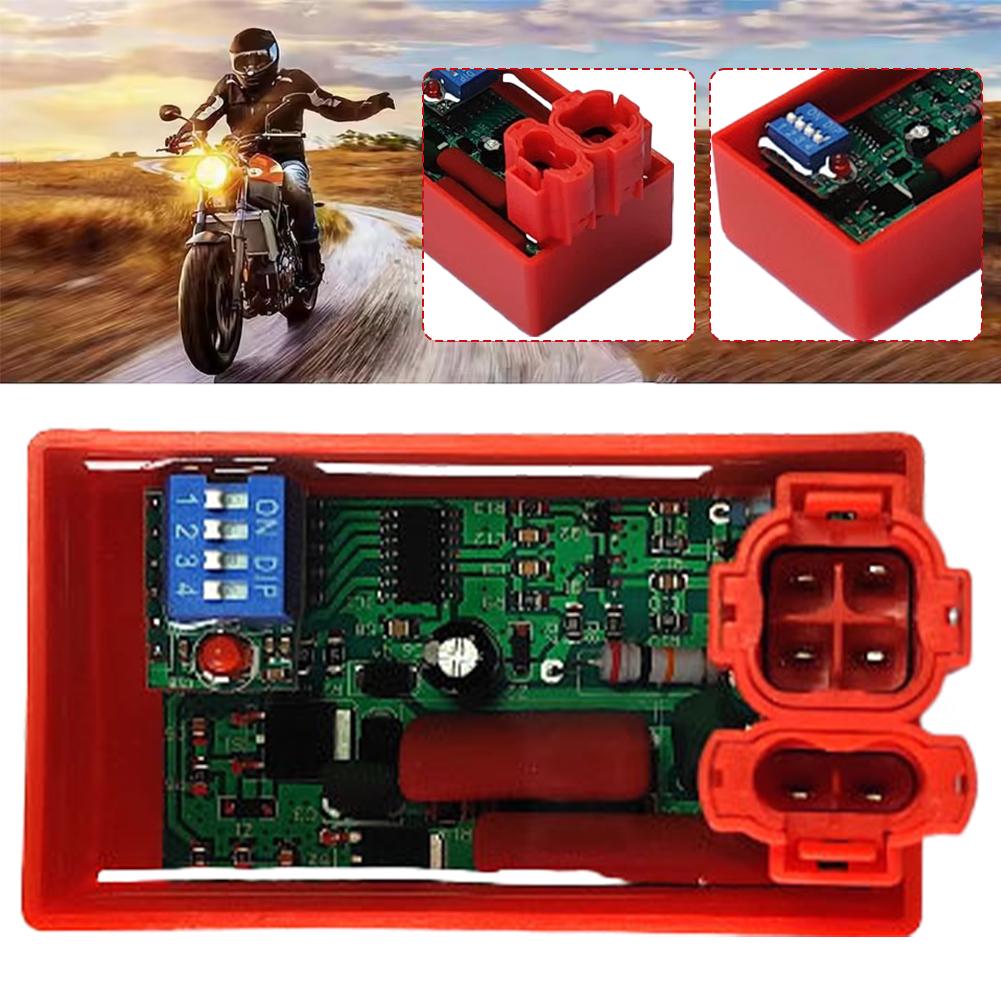 For Gy6-125 150cc 6pin Motorcycle Ignition Cdi With Box Adjustable Cdi Ac Dip With Switch Switch Lgnition Switch Motorcycle I1u5