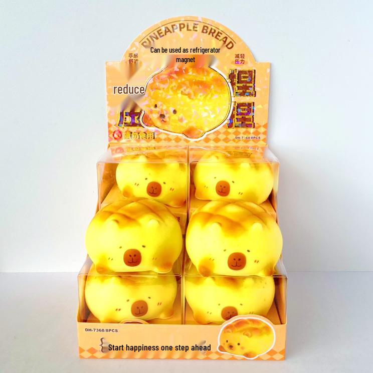 Simulation Hamburger Pineapple Bun Bread Model Display Prop
