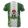 Nigeria Coat Of Arms T-shirt For Men Summer 3D Printed Oversized T Shirt Casual Tops Street Sports Short Sleeved Round Neck Tees