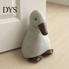 Decorative Door Wedge Fabric Duck Stopper, Non-slip Weighted Interior Holder Stop, Anti-collision Home Office Floor Stopper Bathroom Stop
