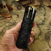 Genuine Leather Retro Pen Case - Handmade First Layer Cowhide Pencil Bag, Creative Gift Protective Cover