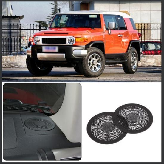 Для Toyota FJ Cruiser 2007- Черная Стальная Накладка на Рамку Динамика Панели Приборов
