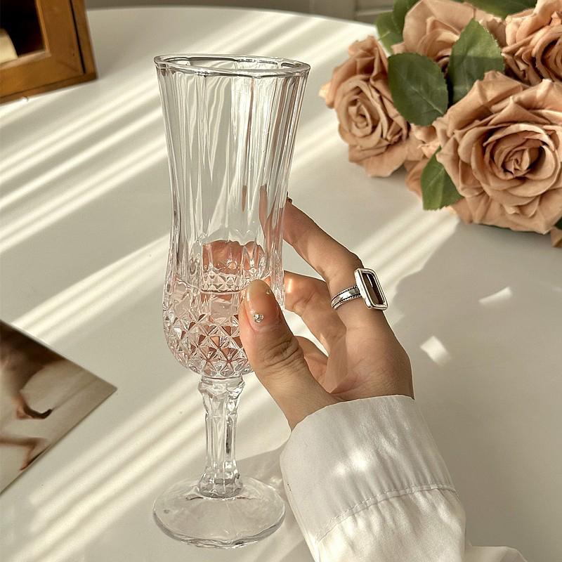 Pictură cu Diamante Vintage Pahar de Vin Roșu Set de Cupe Transparent Cadouri de Nuntă Articole de Băut Cadouri Creative pentru Petrecerea de Inaugurare a Casei