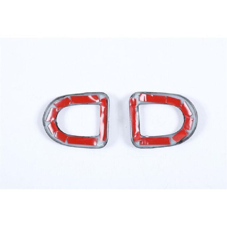 Carbon Fiber Inner Door Bolt Lock Down Cover Trim 2pc For Ford Mustang 2009-2014