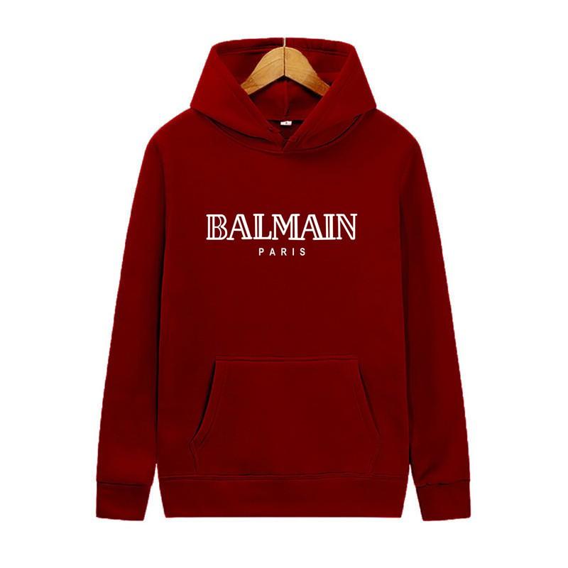 Winter Fall Fleece Hooded Sweatshirt Unisex Couple Loose Fit Streetwear