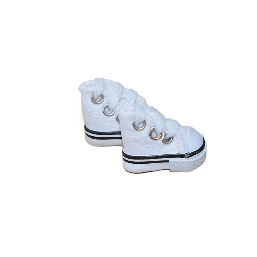 

Solid Colored 1/8 Bjd Canvas Shoes Cute Doll Dress Up Accessories Children Toys Gift
