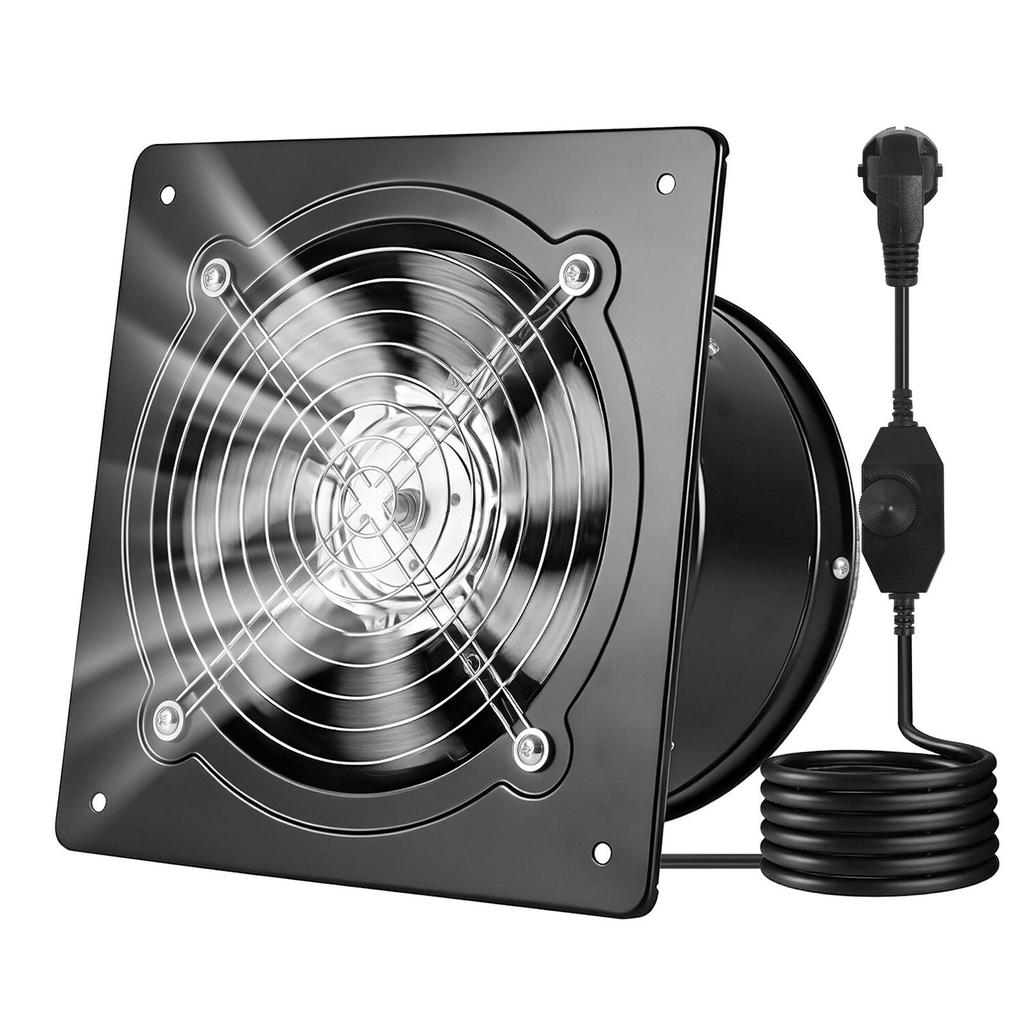 20.3 cm Exhaust Fan, 576 CFM High Velocity Wall Mount Vent Fan with Speed Control, Low Consumption, Portable Ventilation Extractor for