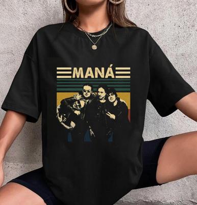 Mana Bootleg Shirt, Mana Band 90s Vintage T-Shirt, Maná Vivir Sin Aire Tour 2025 T-Shirt, Rock Band Mana Shirt, Maná Fan Gift, Mana Merch