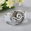 Fantastic Musical Note Notation Hollow Faux Leather Strap Quartz Wrist Watch