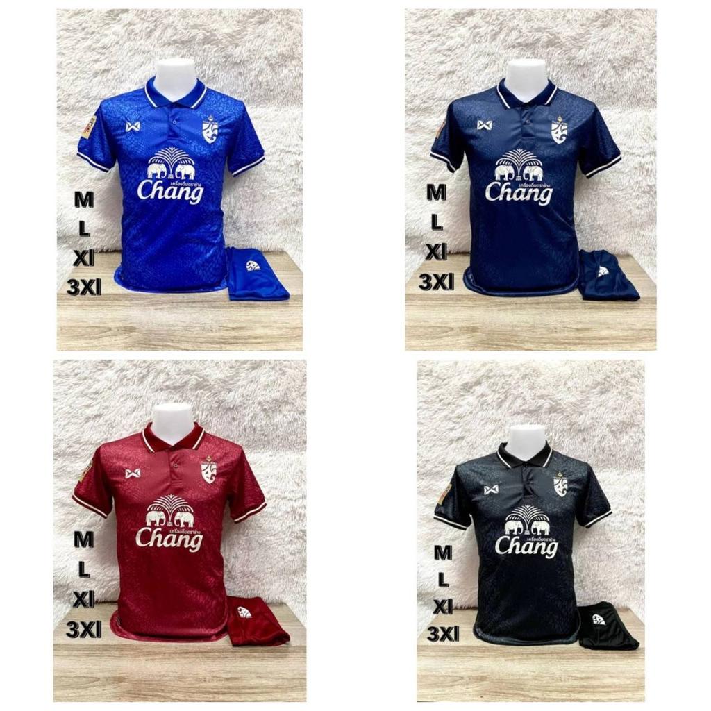 THAILAND National Football Soccer Vintage Shirt Polo Unisex Men Women Training JERSEY Print Quick Dry Short Sleeve Uniform Elephant Flag Badge Logo