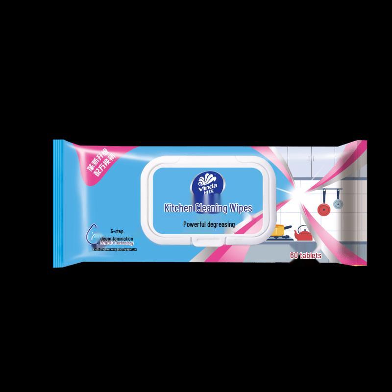 Vinda Kitchen Oil-Removing Wet Wipes