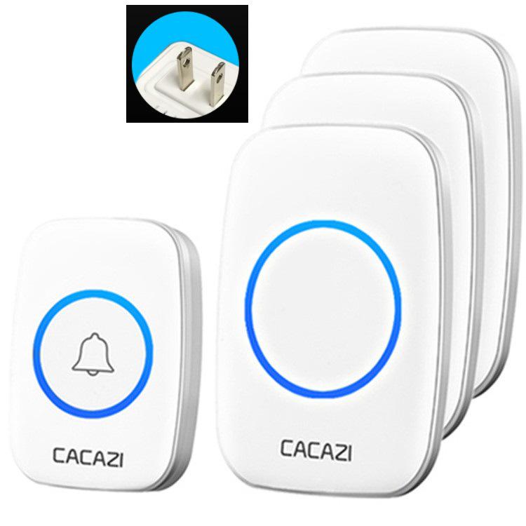 A10 Wireless Long-Range Home Doorbell with Multiple Call Bells and Elderly Pager, Compatible with EU, US, and UK Standards.