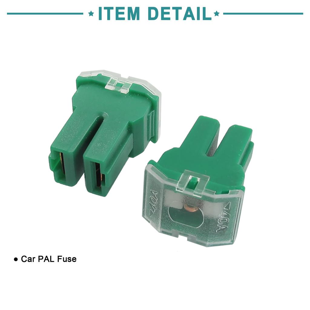 ACROPIX 5 PAL Female Slow Blow Fuse Universal Plastic 40A Green