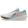 Li Ning MINE V2 Cushioning Slip Resistant Abrasion Resistant Low top Running Shoes Men's Gray Blue ARST053-9