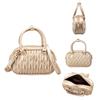 Luxury Women's Large Capacity Pleated Handbag - Fashionable Crossbody & Shoulder Bag