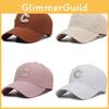 C Letter Embroidery Baseball Cap Adjustable Outdoor Sports Sun Hat Protection