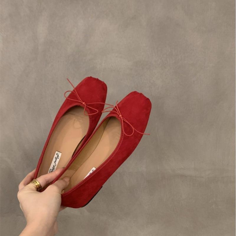 Spring flat-bottomed French small single shoes women's shoes ballet gentle evening shoes