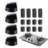 4pcs Replacement Switches Knob Gas Stove Control Knob Plastic Knob General Range Oven Knob Cooker Hob Knob For Benchtop Burner