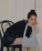 Heeari Ange Fur Tote Bag_Blue