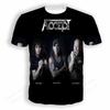 T-shirt Stampa 3D Rock Band Accept Uomo Moda Taglie Forti Manica Corta Bambini Hip Hop Sportive Top Magliette Abbigliamento Uomo Vintage