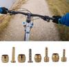 8 Pcs Bike Hydraulic Disc Brake Oil Pin Needle Olive Connect Insert Bicycles Brake Olive and Brass Connecting Insert Set